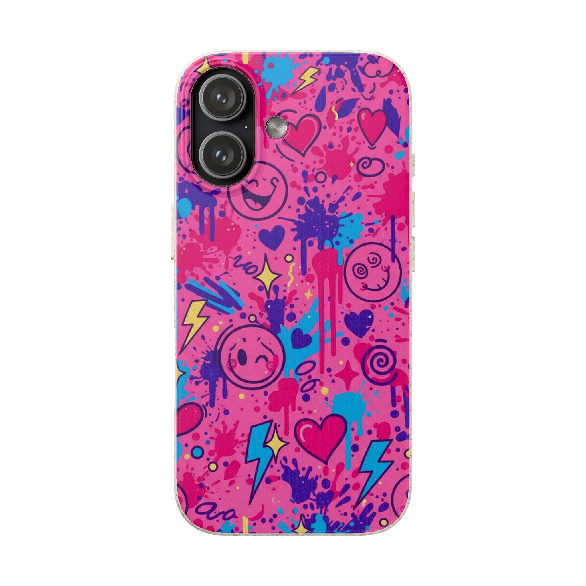 Neon Pop Graffiti | Biodegradable Case