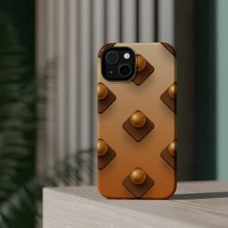 Amber Studs | Tough MagSafe Case