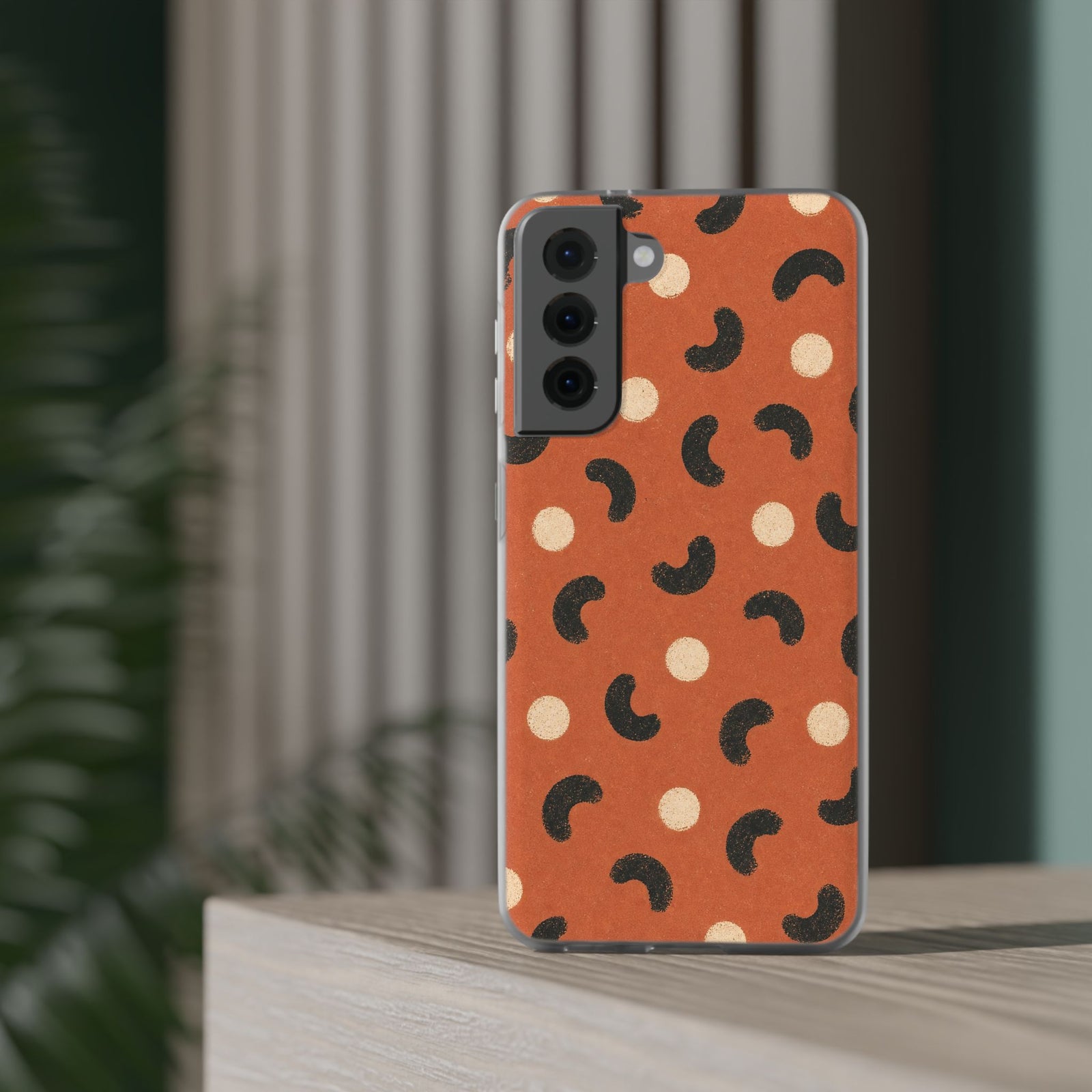 Terracotta Curves | Clear Case