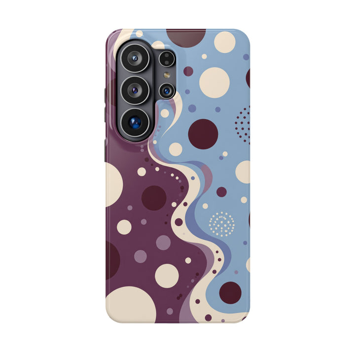 Plum Orbits | Tough MagSafe Case