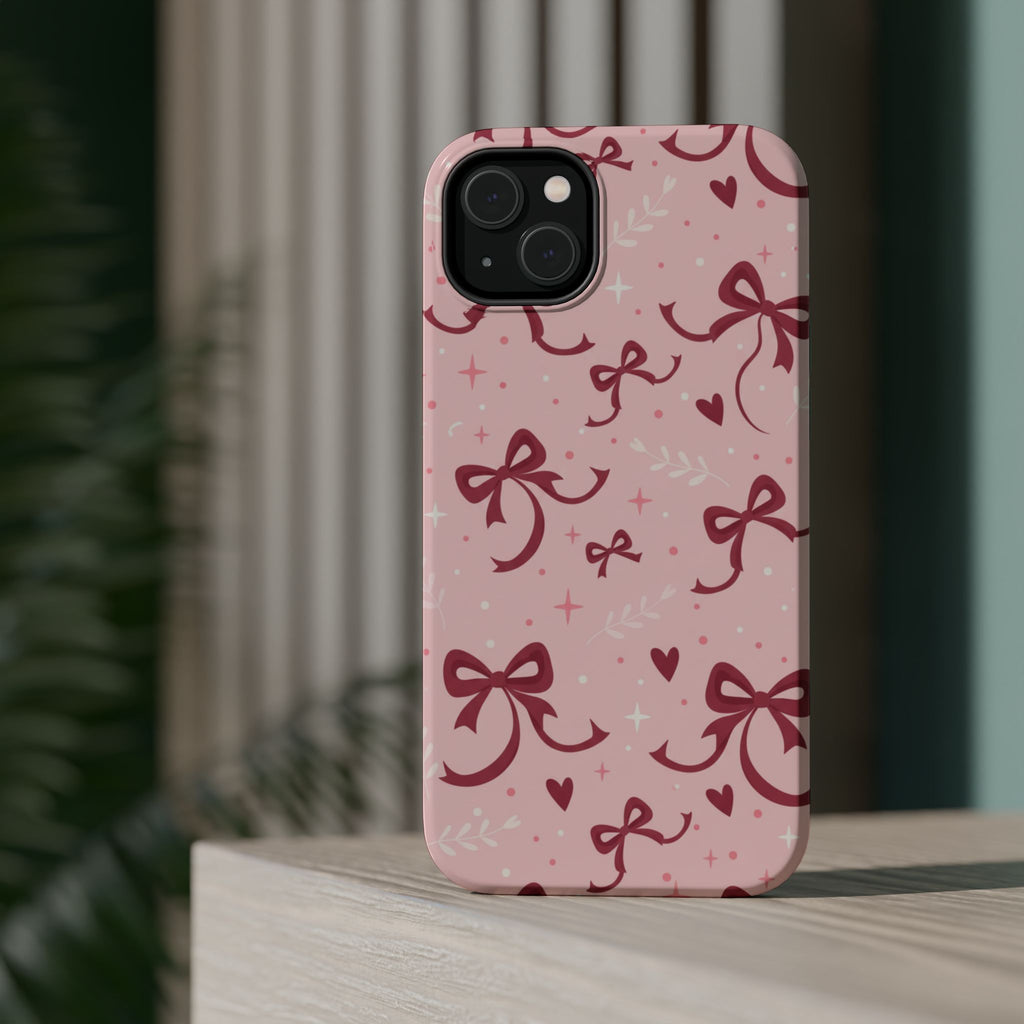 Coquette Bow Print | Tough MagSafe Case