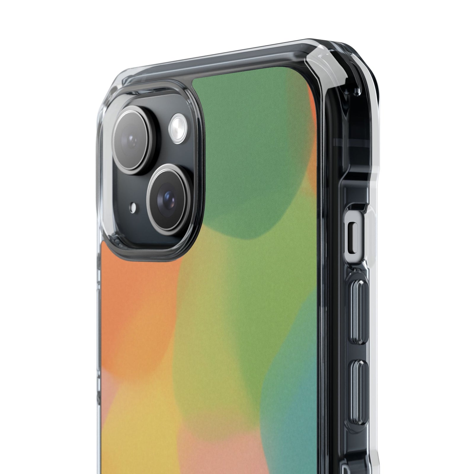 Coral Mosaic | Clear MagSafe Case
