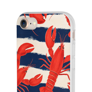 Lobster Stripe | Frosted Clear Case — product image 53