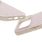 Pink Pinstripe | Biodegradable Case
