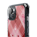 Heart Plaid | Clear MagSafe Case