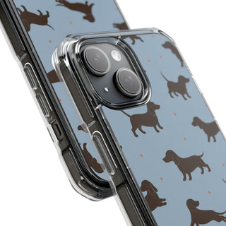 Powder Dachshunds | Clear MagSafe Case