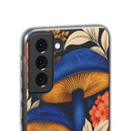 Cobalt Mushrooms | Clear Case — product image 21