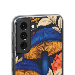 Cobalt Mushrooms | Clear Case — product image 21
