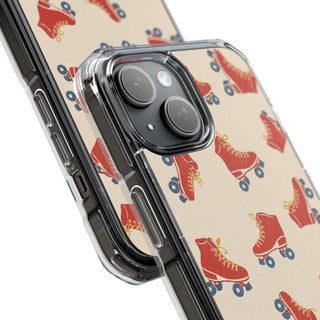 Cream Roller | Clear MagSafe Case