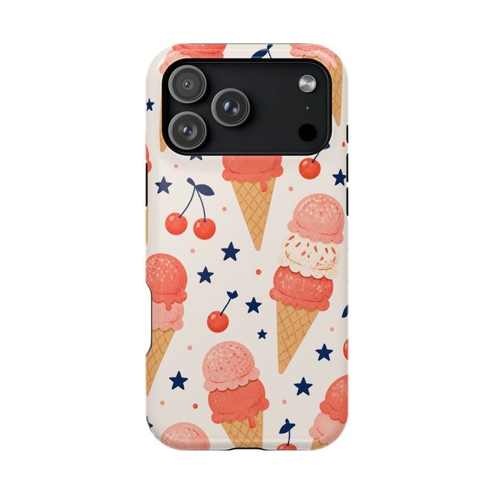 Coral Scoops phone case design