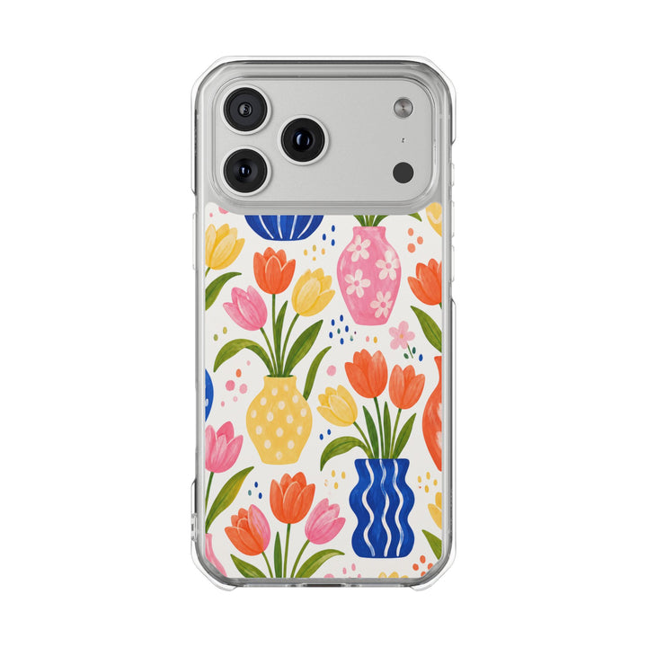Tulip Vases | Clear MagSafe Case