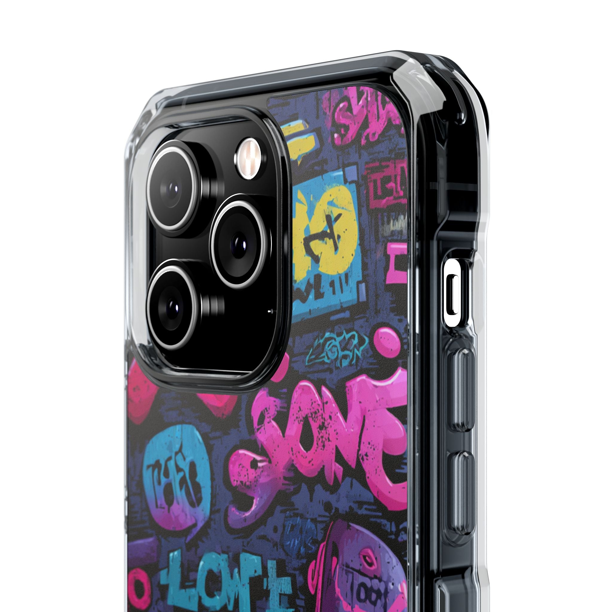 Neon Street Art | Clear MagSafe Case