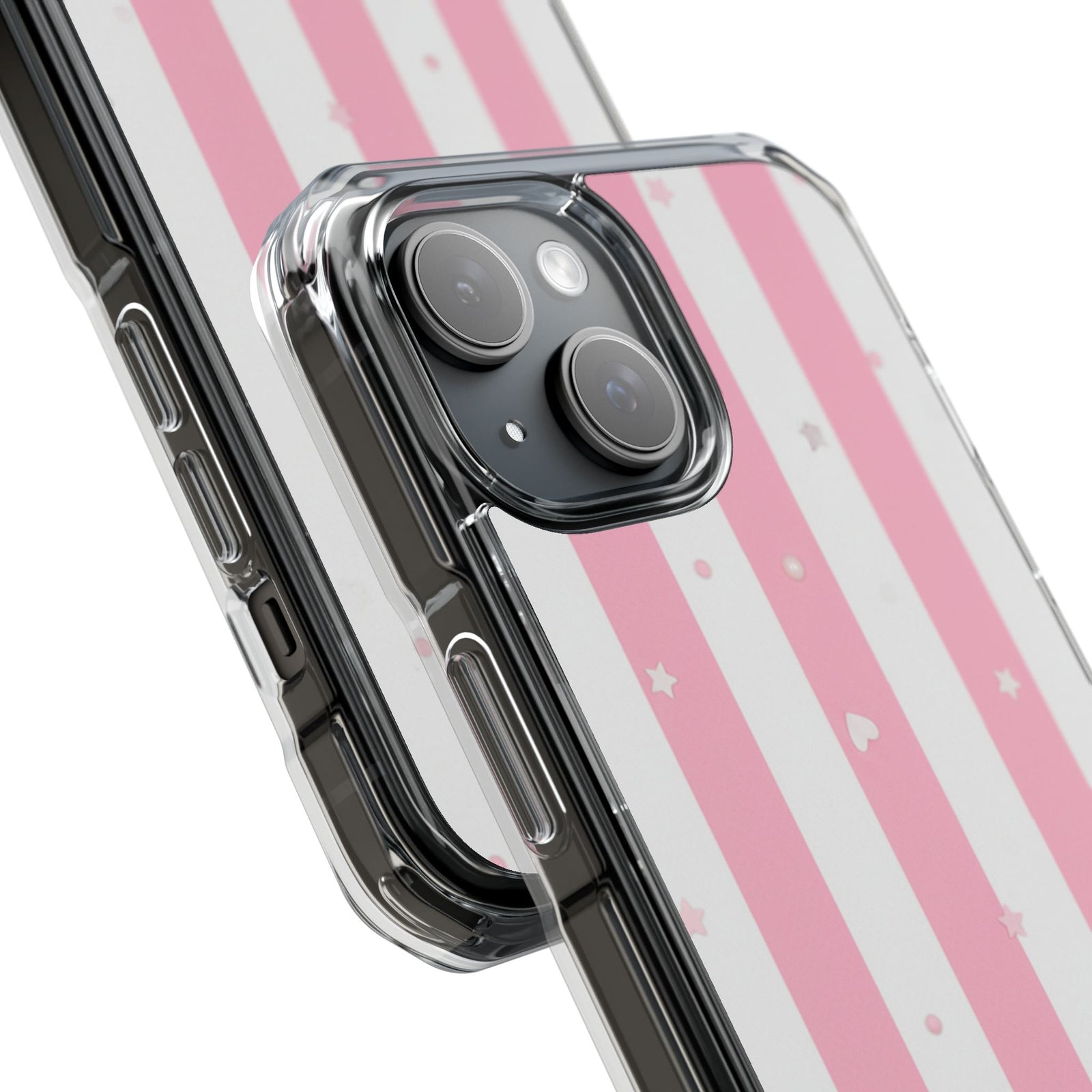 Candy Stripe | Clear MagSafe Case
