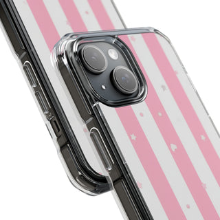 Candy Stripe | Clear MagSafe Case