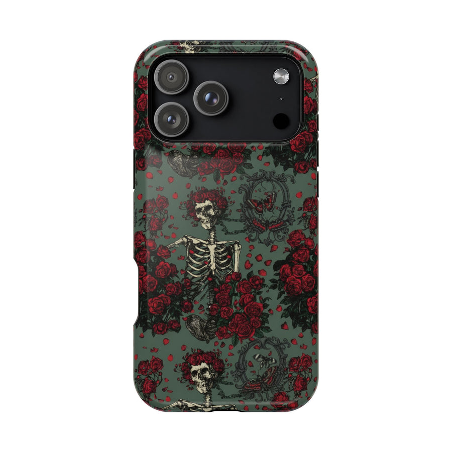 Gothic Floral Skeleton | Tough MagSafe Case