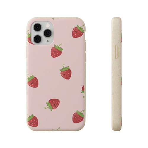 Blush Strawberry | Biodegradable Case