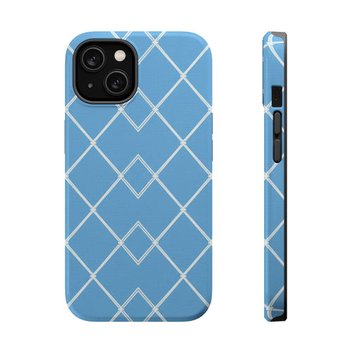 Blue Lattice minimal tough magsafe case design