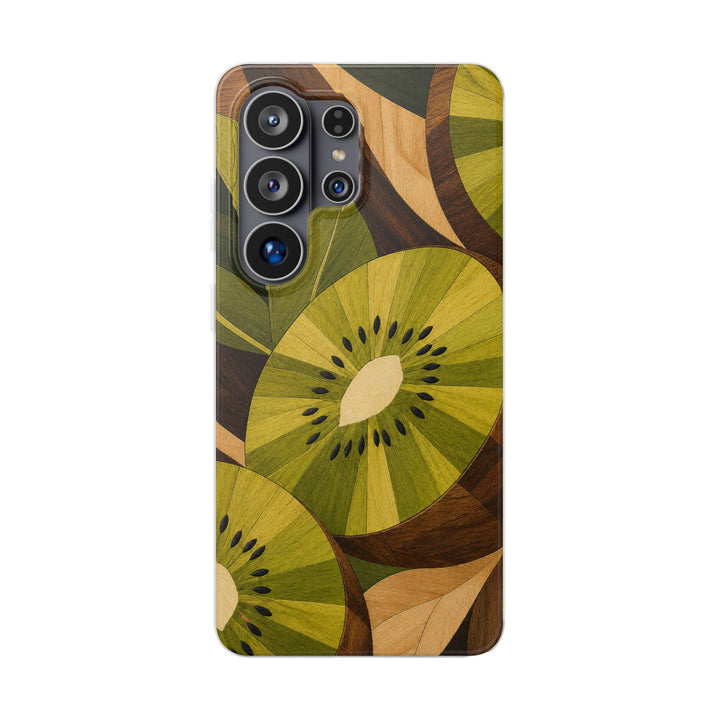 Kiwi Wood phone case design