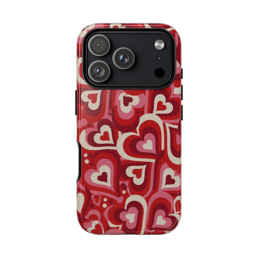 Y2K Swirl Hearts | Tough Case