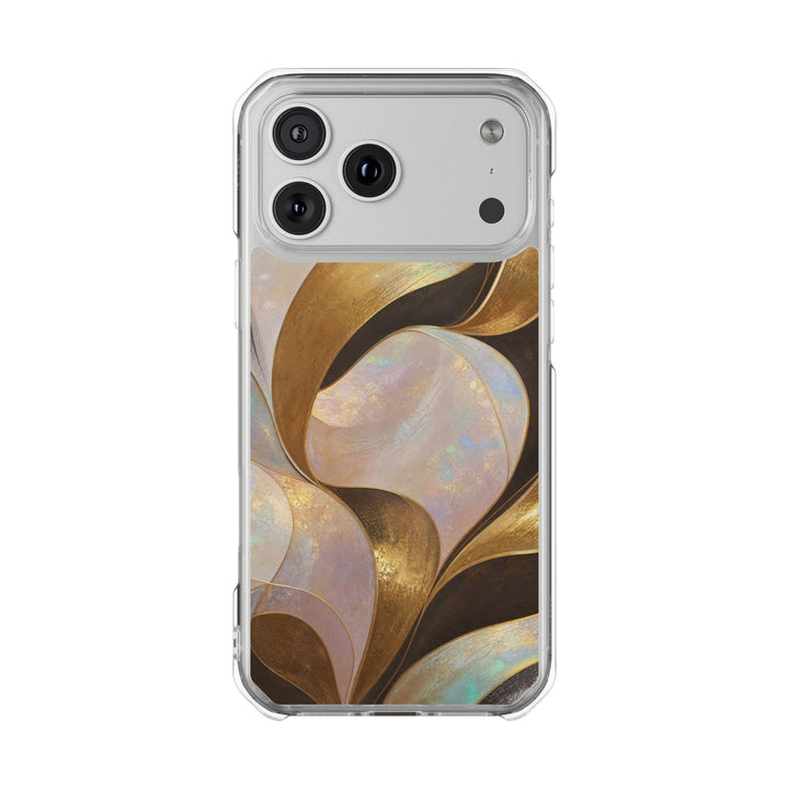 Brass Bloom | Clear MagSafe Case
