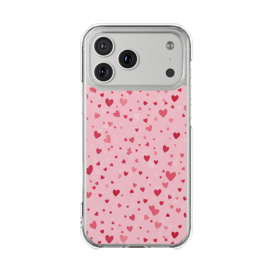 Blush Heart | Clear MagSafe Case