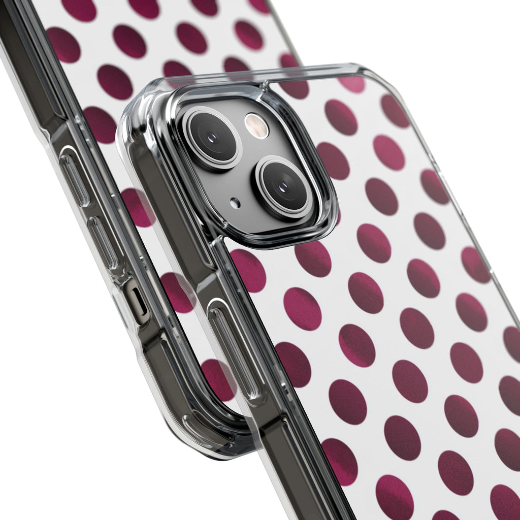 Berry Dots | Clear MagSafe Case
