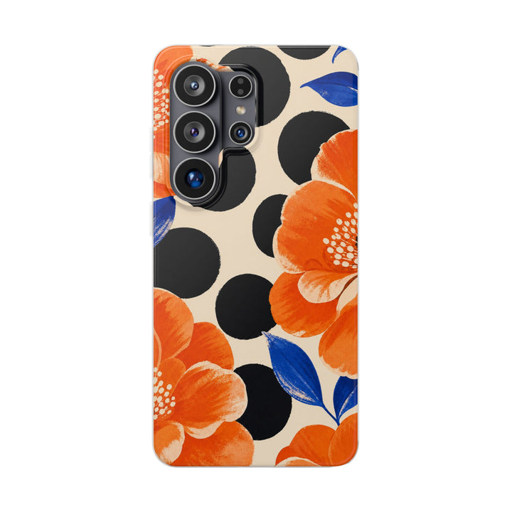 Polka Camellias phone case design