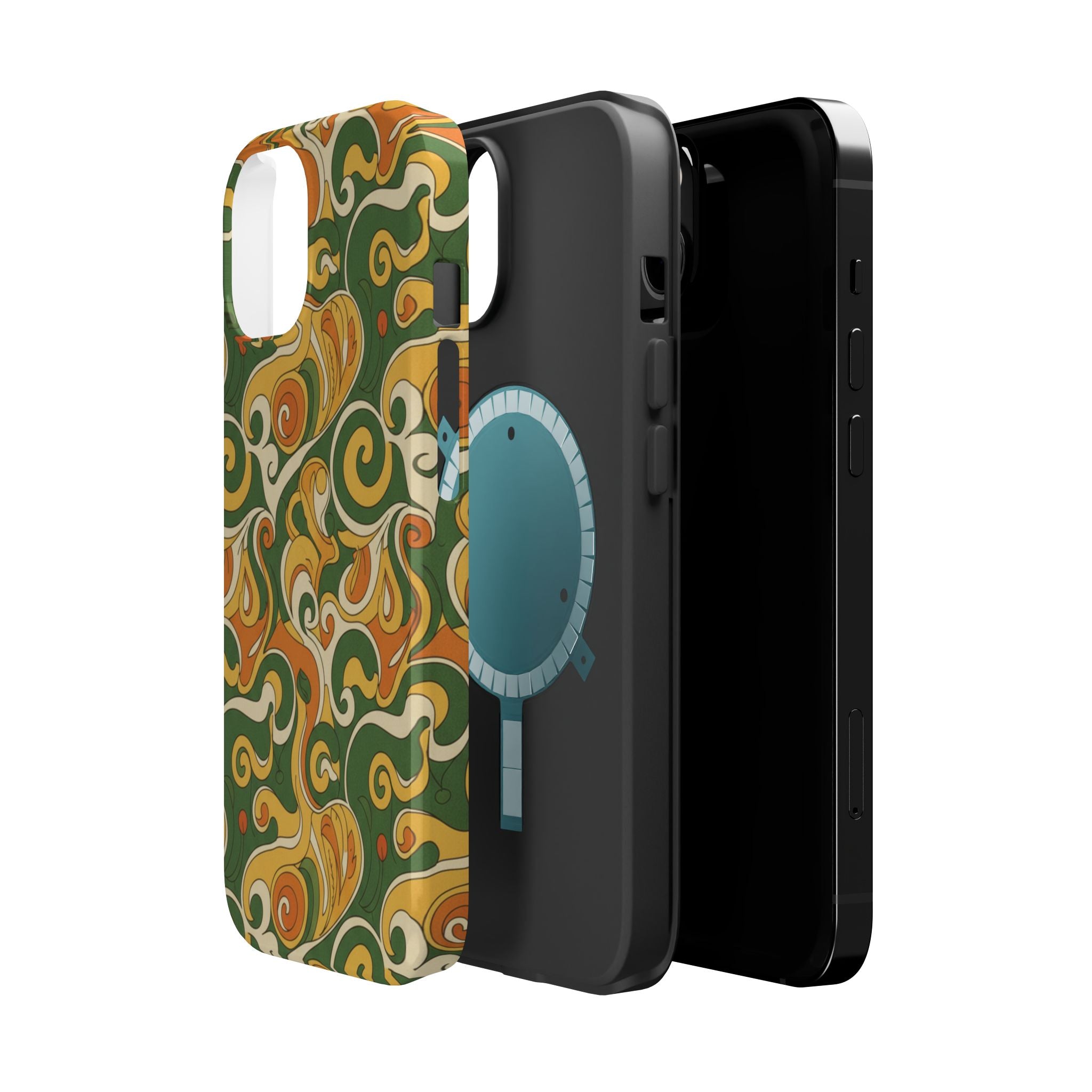 Retro Flourish | Tough MagSafe Case