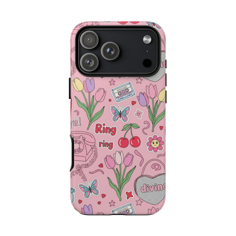 90s Girly Doodles | Tough Case