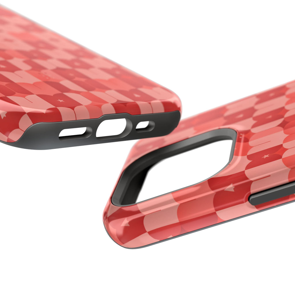 Coral Geo Tile | Tough MagSafe Case