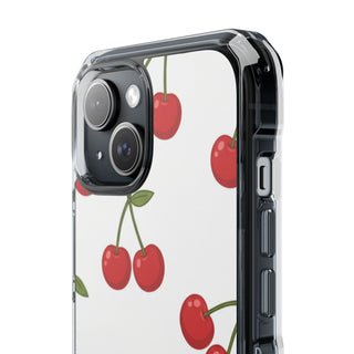 Cherry Picnic | Clear MagSafe Case