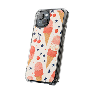 Coral Scoops | Clear MagSafe Case — product image 17