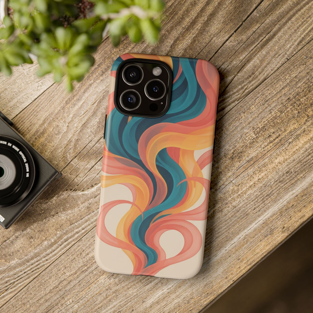 Retro Flame abstract tough case design