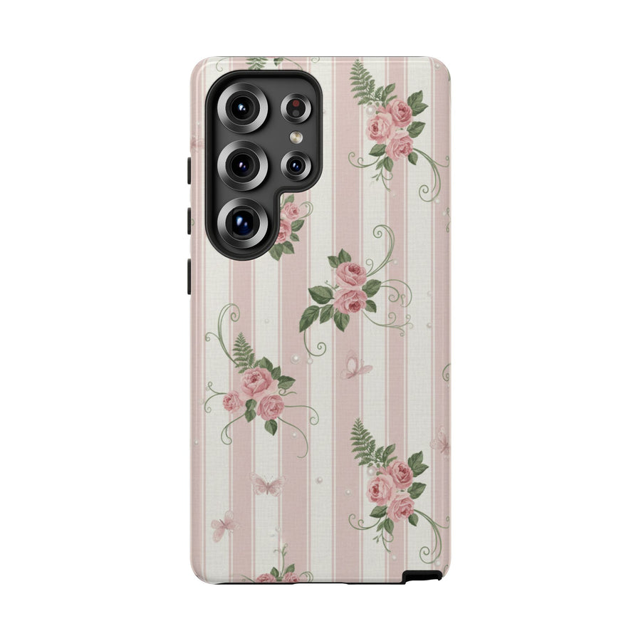 Pink Stripe Rose | Tough Case