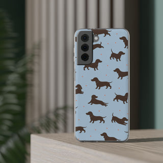 Powder Dachshunds | Clear Case