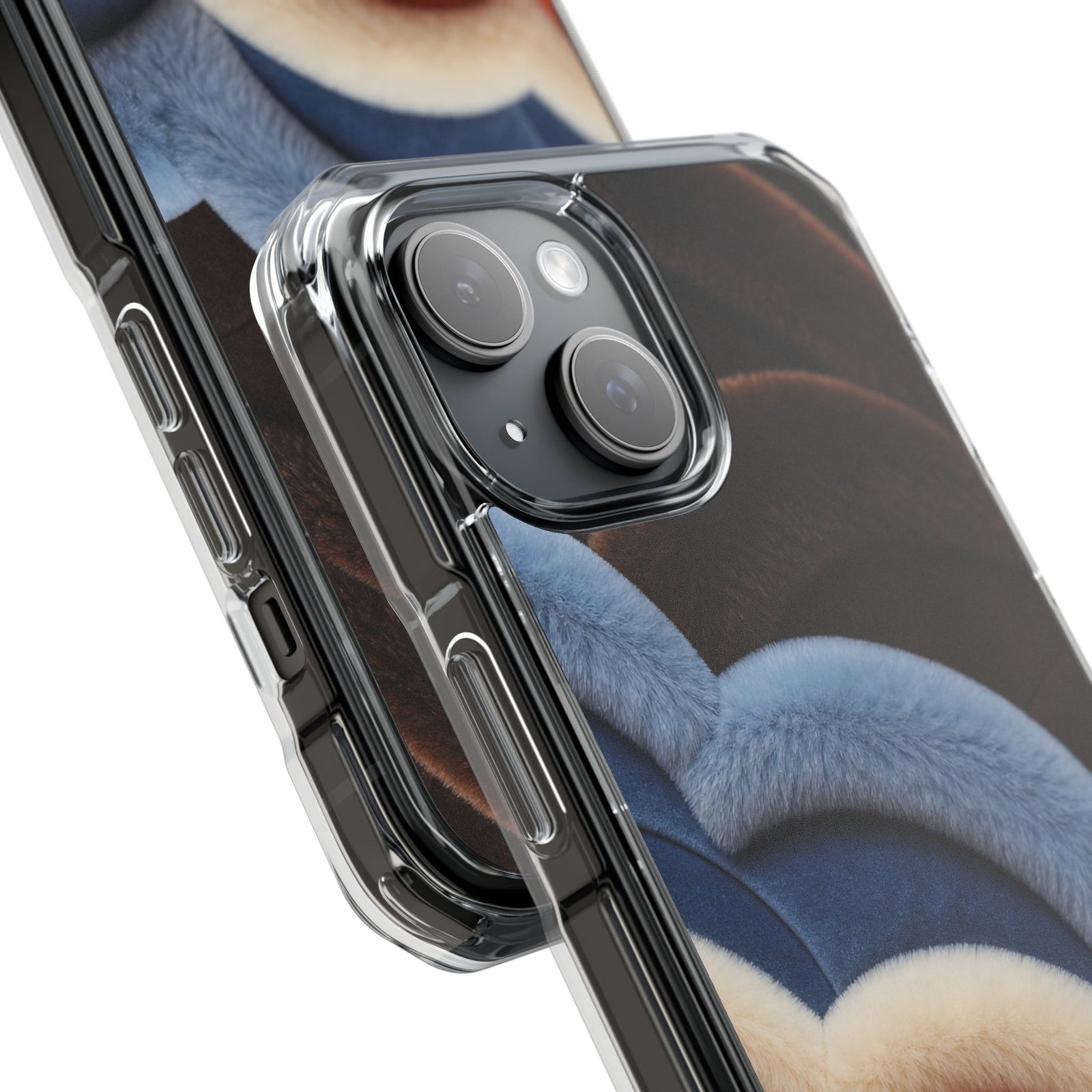 Faux Fur | Clear MagSafe Case
