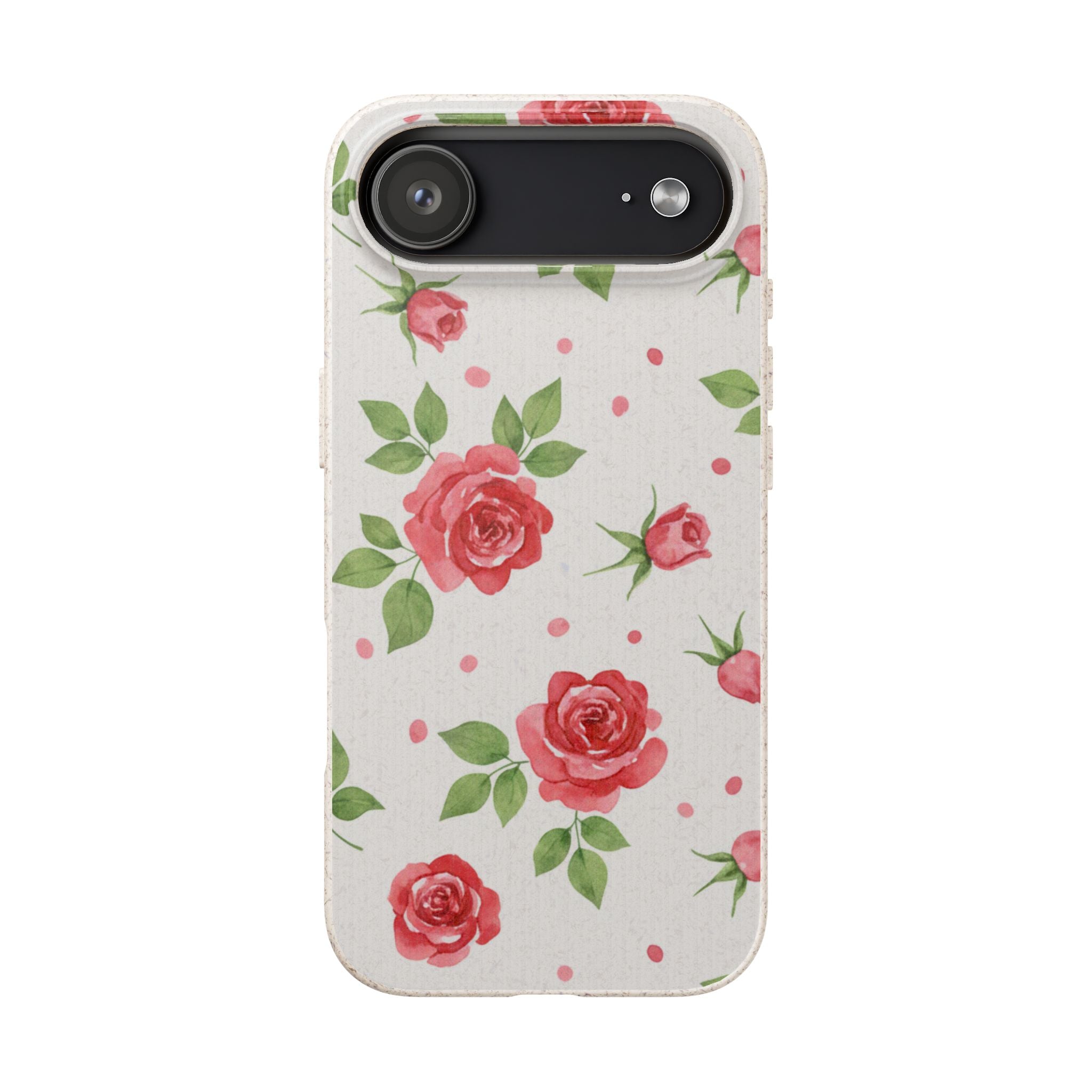 Garden Rose floral biodegradable case design