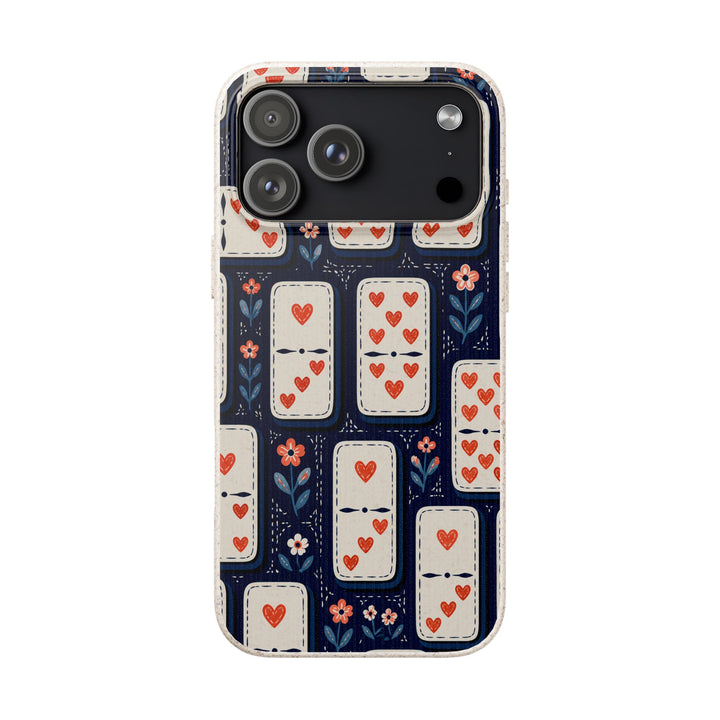 Heart Dominoes | Biodegradable Case
