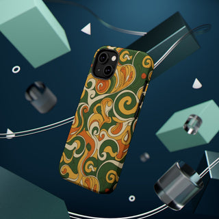 Olive Paisley | Tough MagSafe Case
