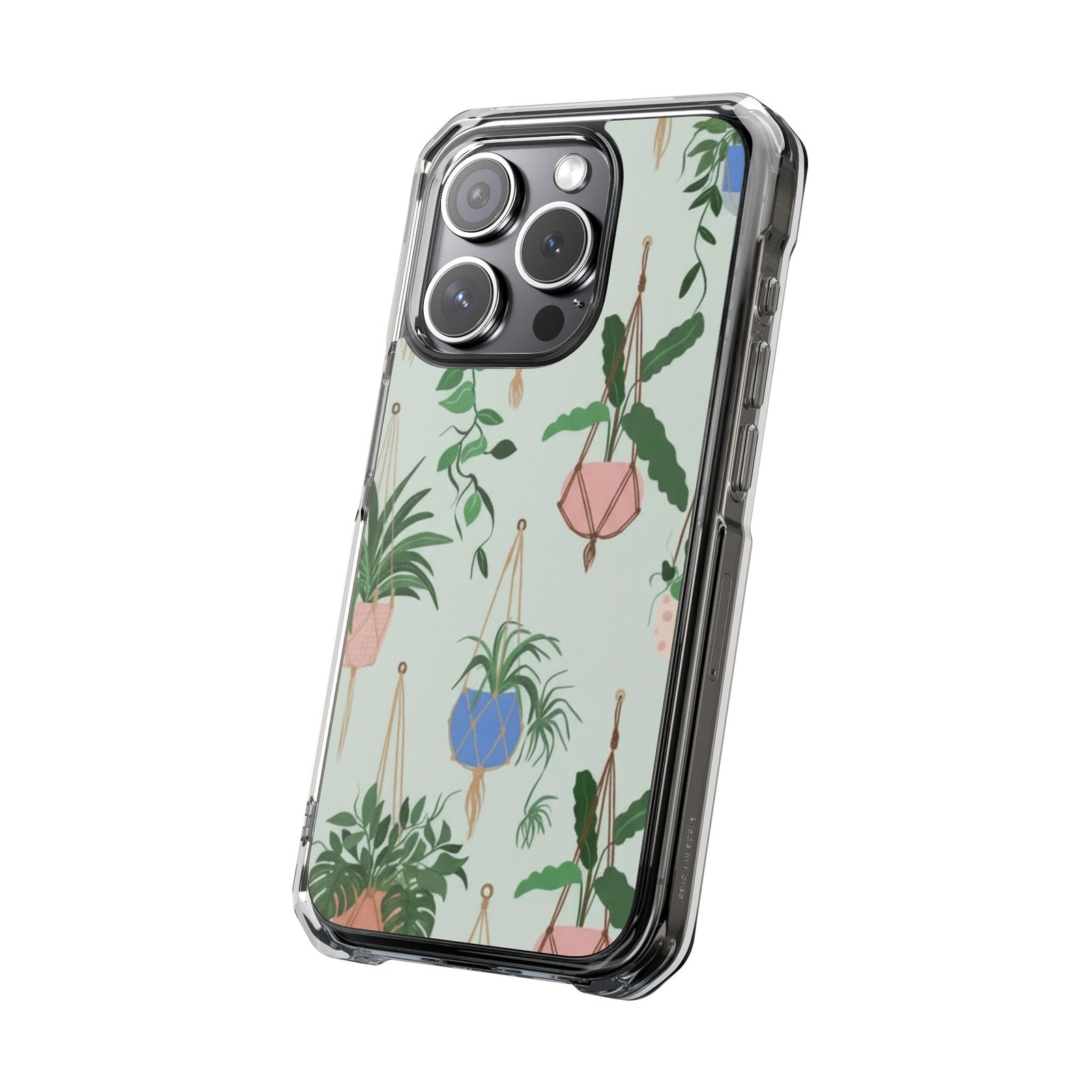 Cocoa Bloom | Clear MagSafe Case