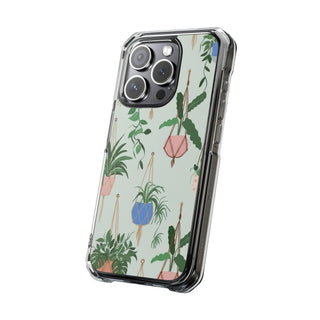 Cocoa Bloom | Clear MagSafe Case