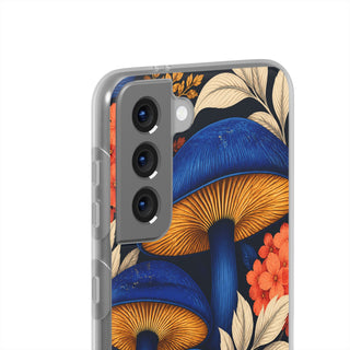 Cobalt Mushrooms | Clear Case — product image 19