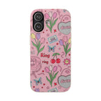 90s Girly Doodles | Biodegradable Case