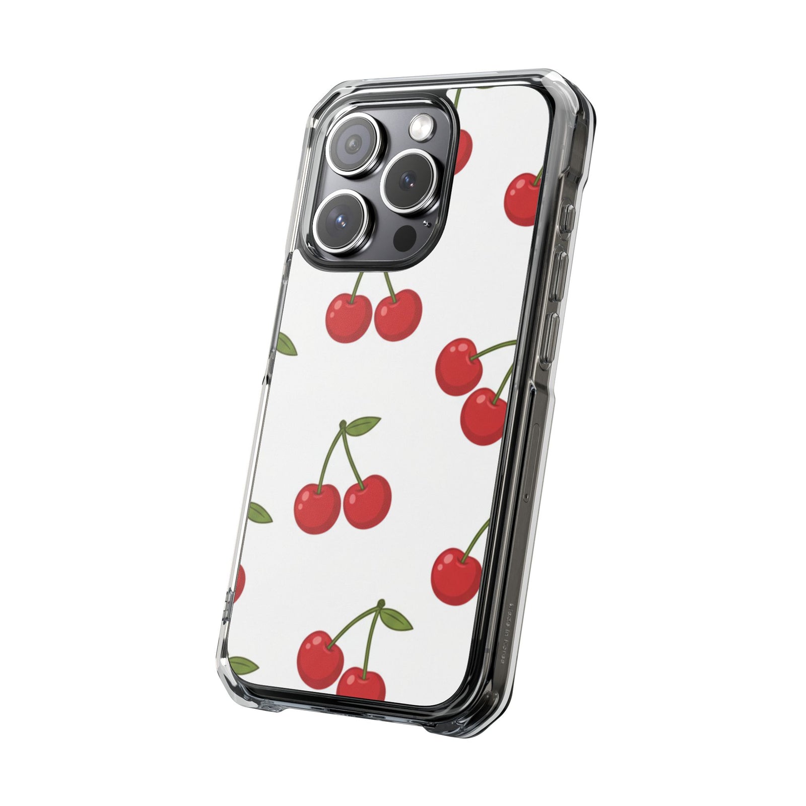 Cherry Picnic | Clear MagSafe Case