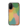 Coral Mosaic abstract clear magsafe case design