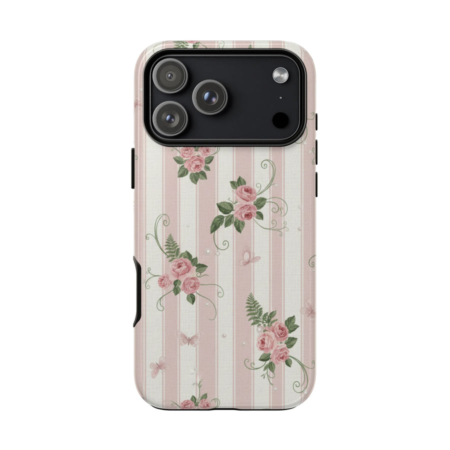 Pink Stripe Rose | Tough Case