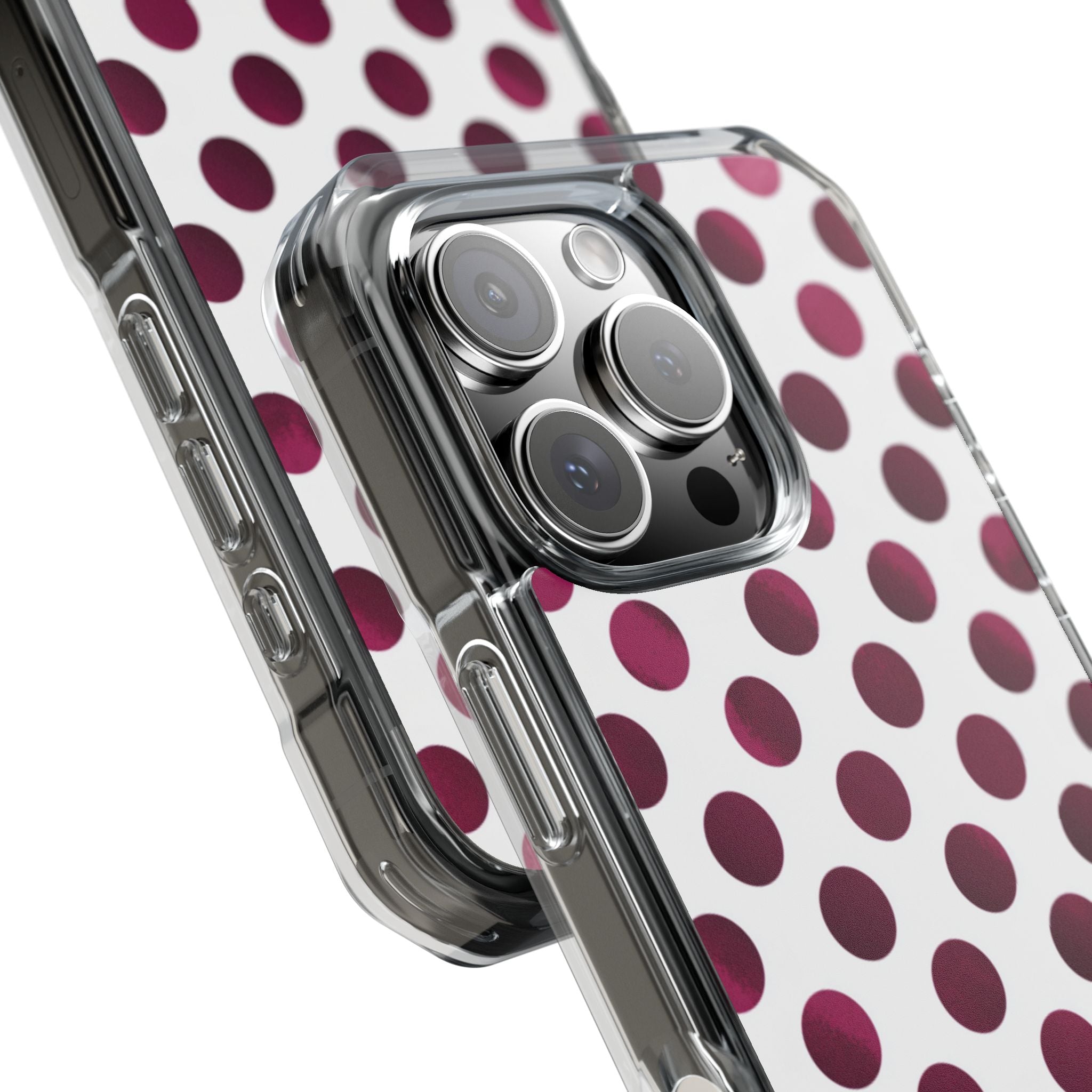Berry Dots | Clear MagSafe Case