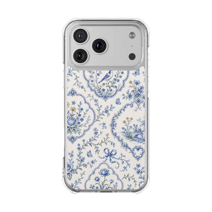 Porcelain Daydream | Clear MagSafe Case