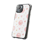 Bow Charm coquette clear magsafe case design