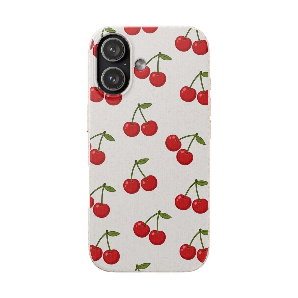 Ditsy Cherry | Biodegradable Case
